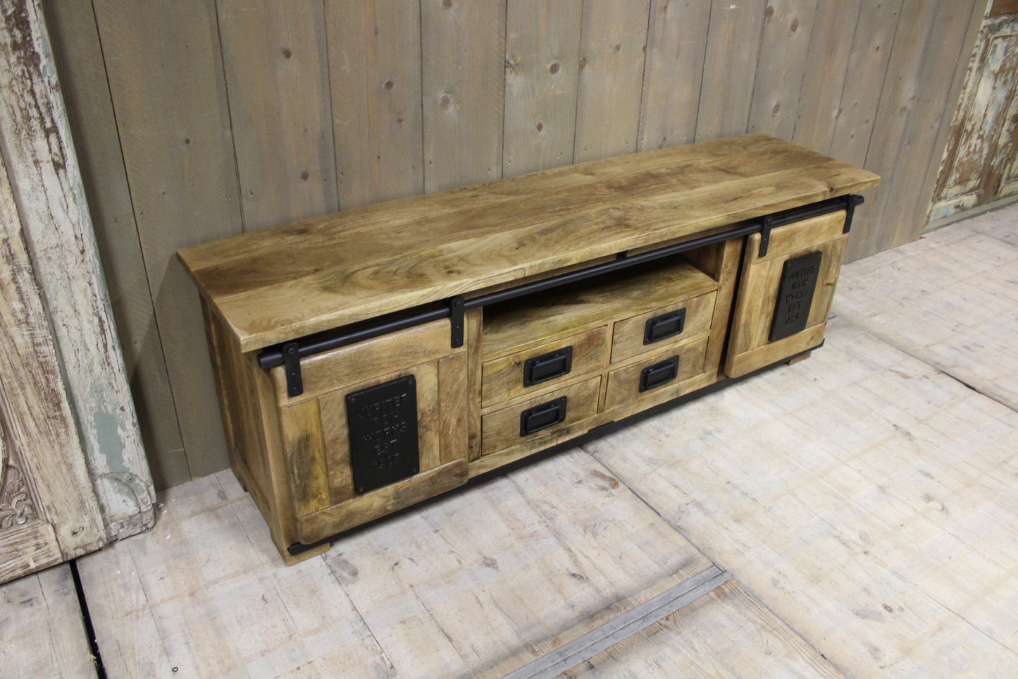 Tv meubel mangohout Jupiter 160 cm