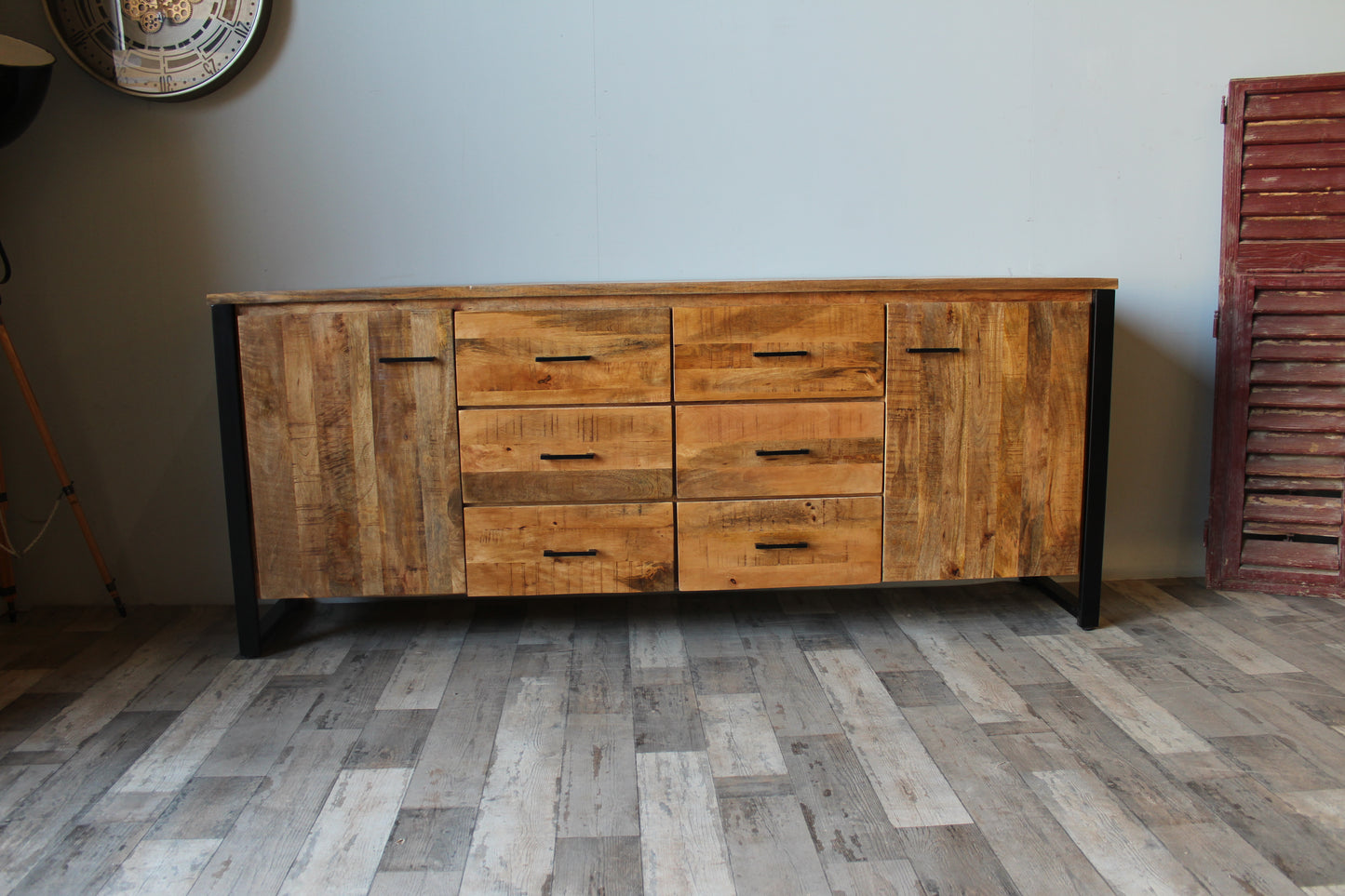 Dressoir mangohout New Jersey 200 cm