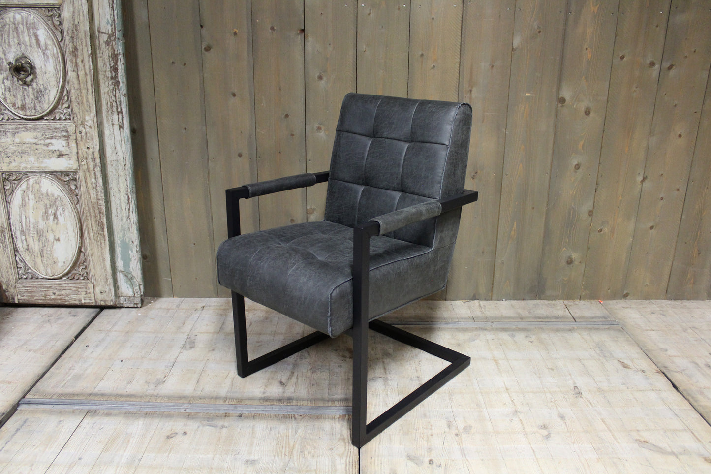 Eetkamerstoel Jim Antraciet