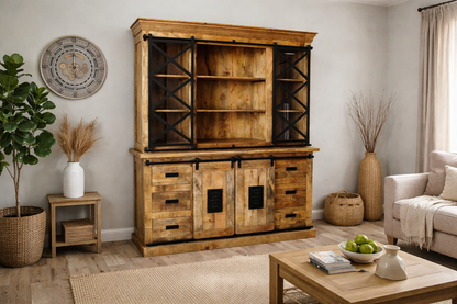 Buffetkast mangohout Jupiter 160 cm