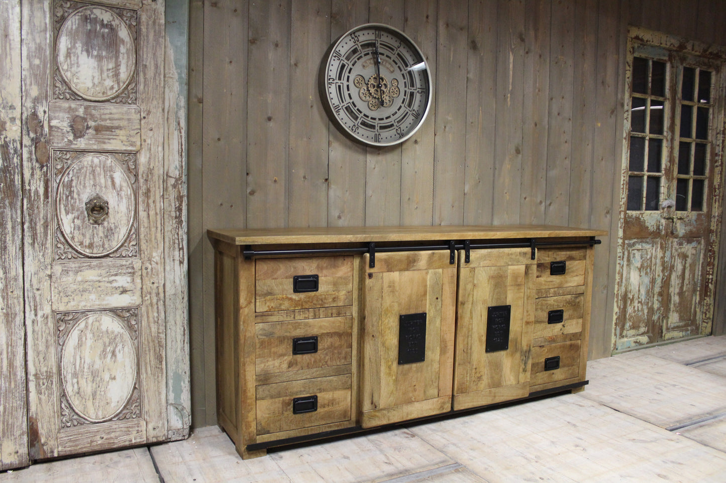 Dressoir mangohout Jupiter 200 cm