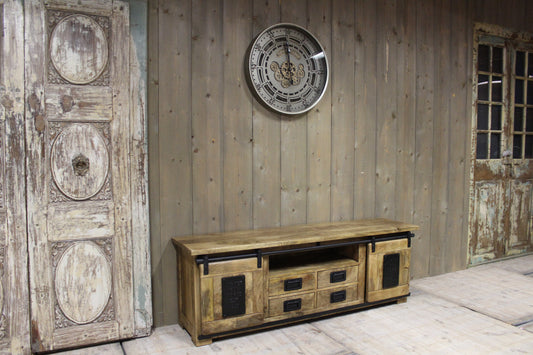 Tv meubel mangohout Jupiter 200 cm