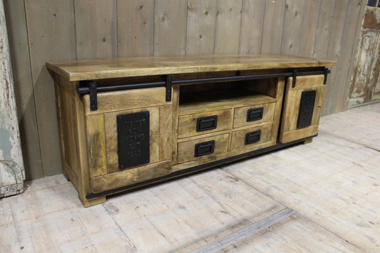 Tv meubel mangohout Jupiter 160 cm