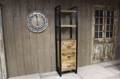 Boekenkast mangohout Brit 55 cm