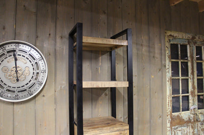 Boekenkast mangohout Brit 55 cm