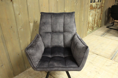 Eetkamerstoel Dynasty Antraciet