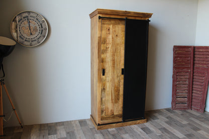 Kledingkast mangohout Nora 100 cm