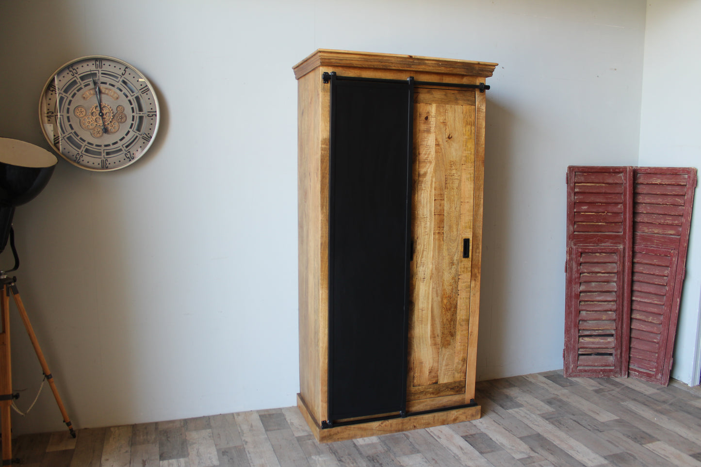 Kledingkast mangohout Nora 100 cm