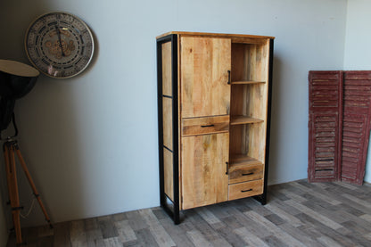 Wandkast mangohout New Jersey 110 cm