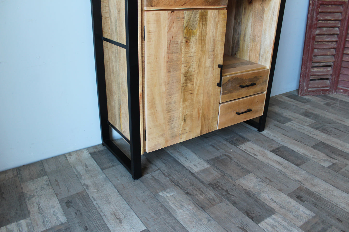 Wandkast mangohout New Jersey 110 cm