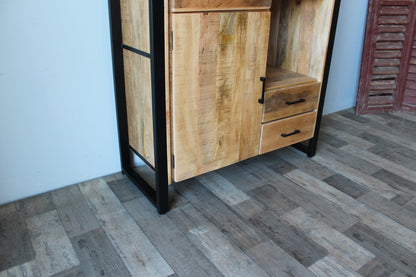 Wandkast mangohout New Jersey 110 cm