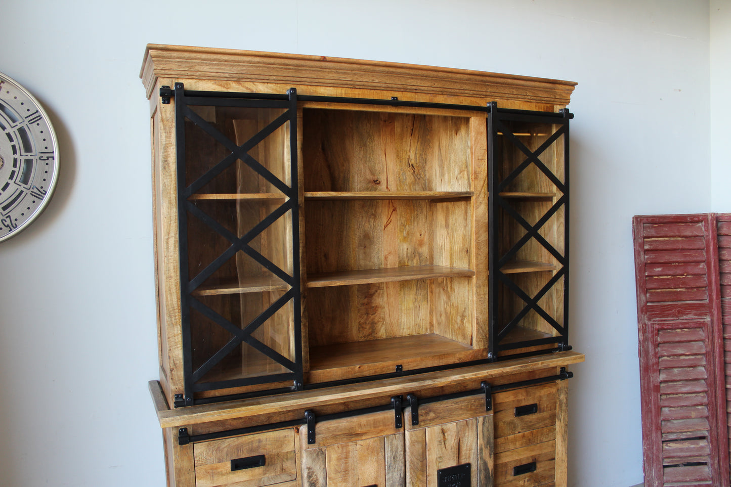 Buffetkast mangohout Jupiter 160 cm