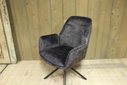 Eetkamerstoel Gaby Antraciet