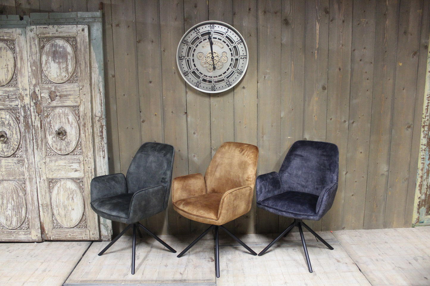 Eetkamerstoel Gaby Antraciet