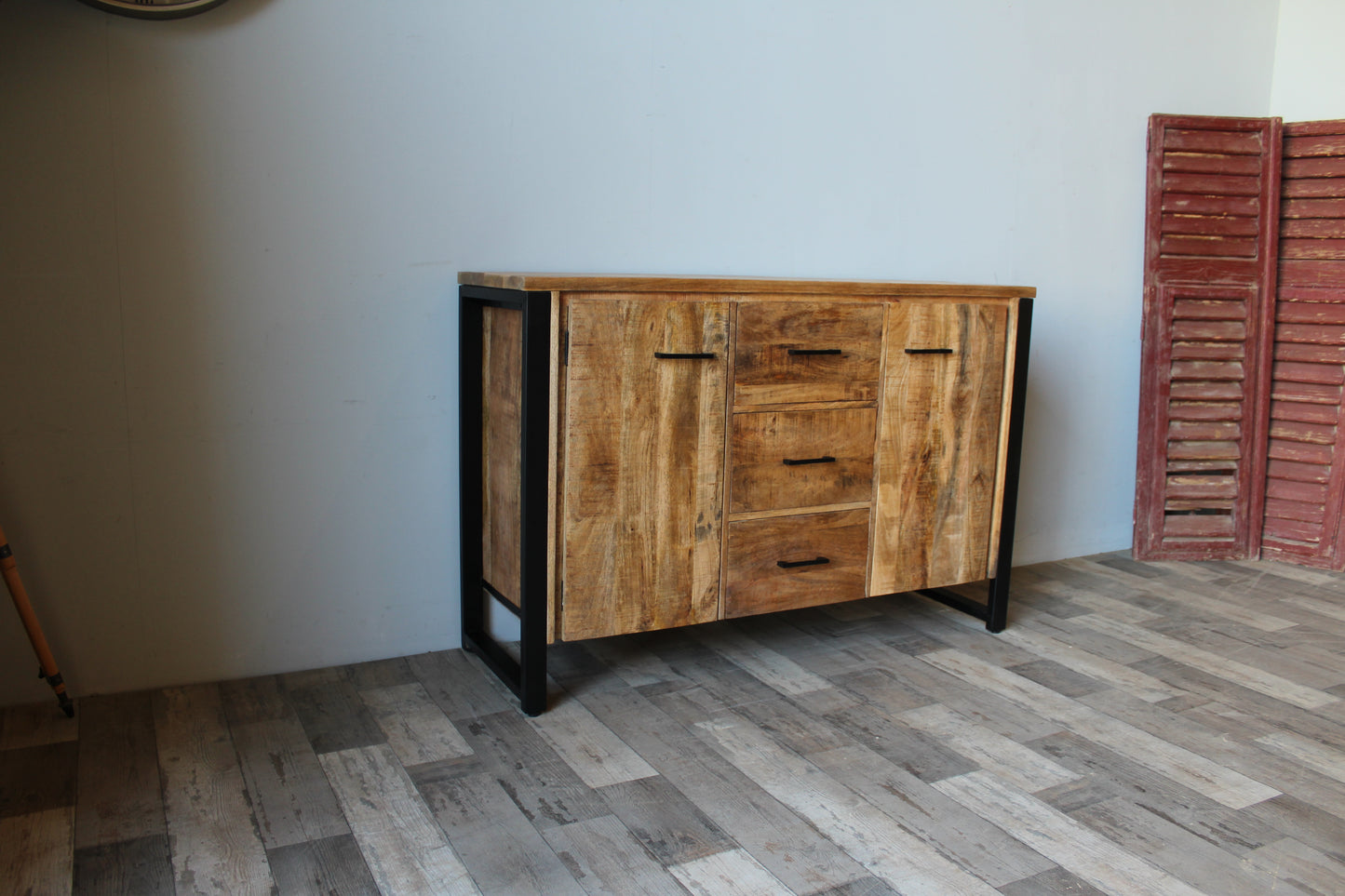 Dressoir mangohout New Jersey 135 cm