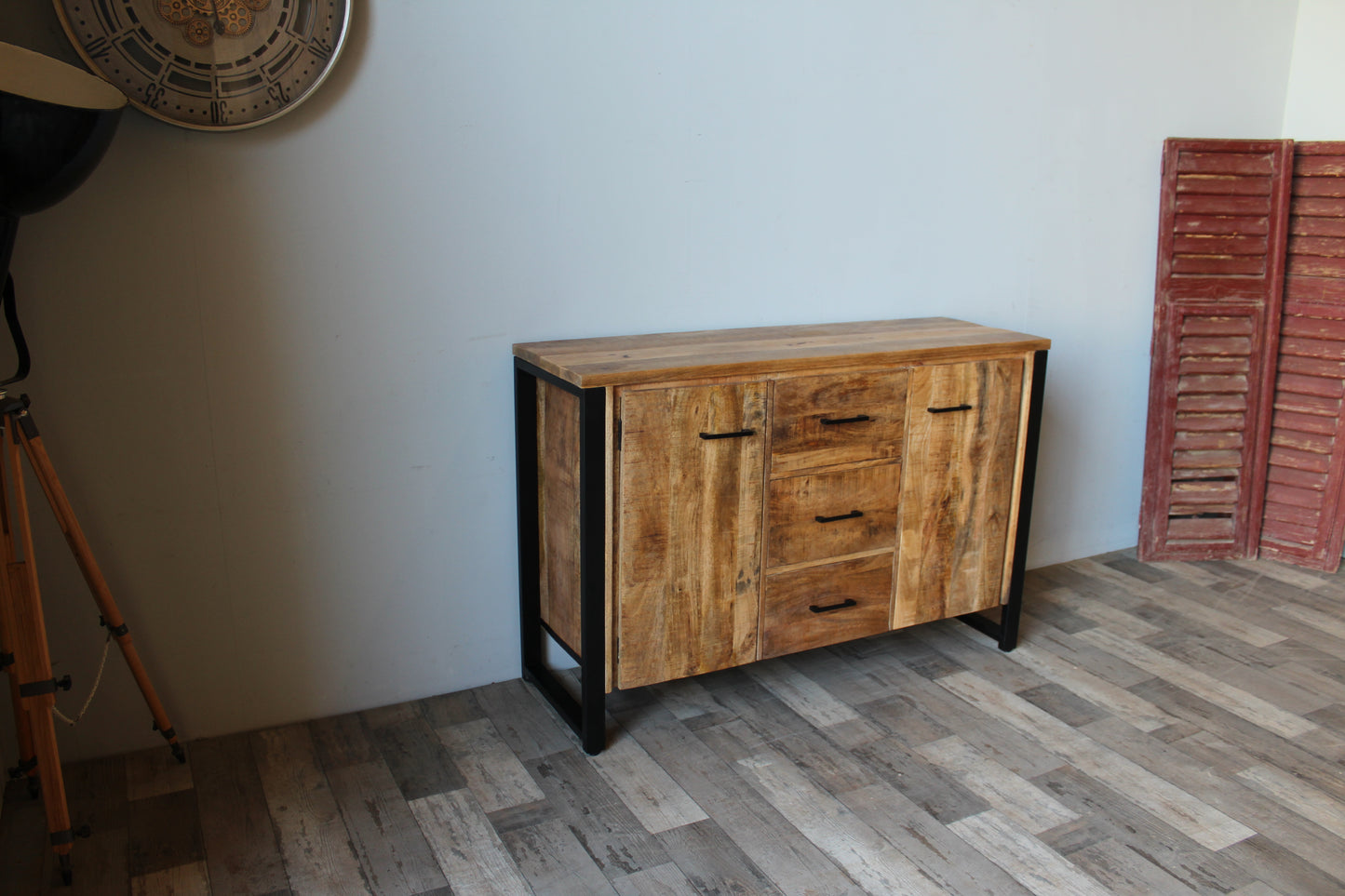 Dressoir mangohout New Jersey 135 cm