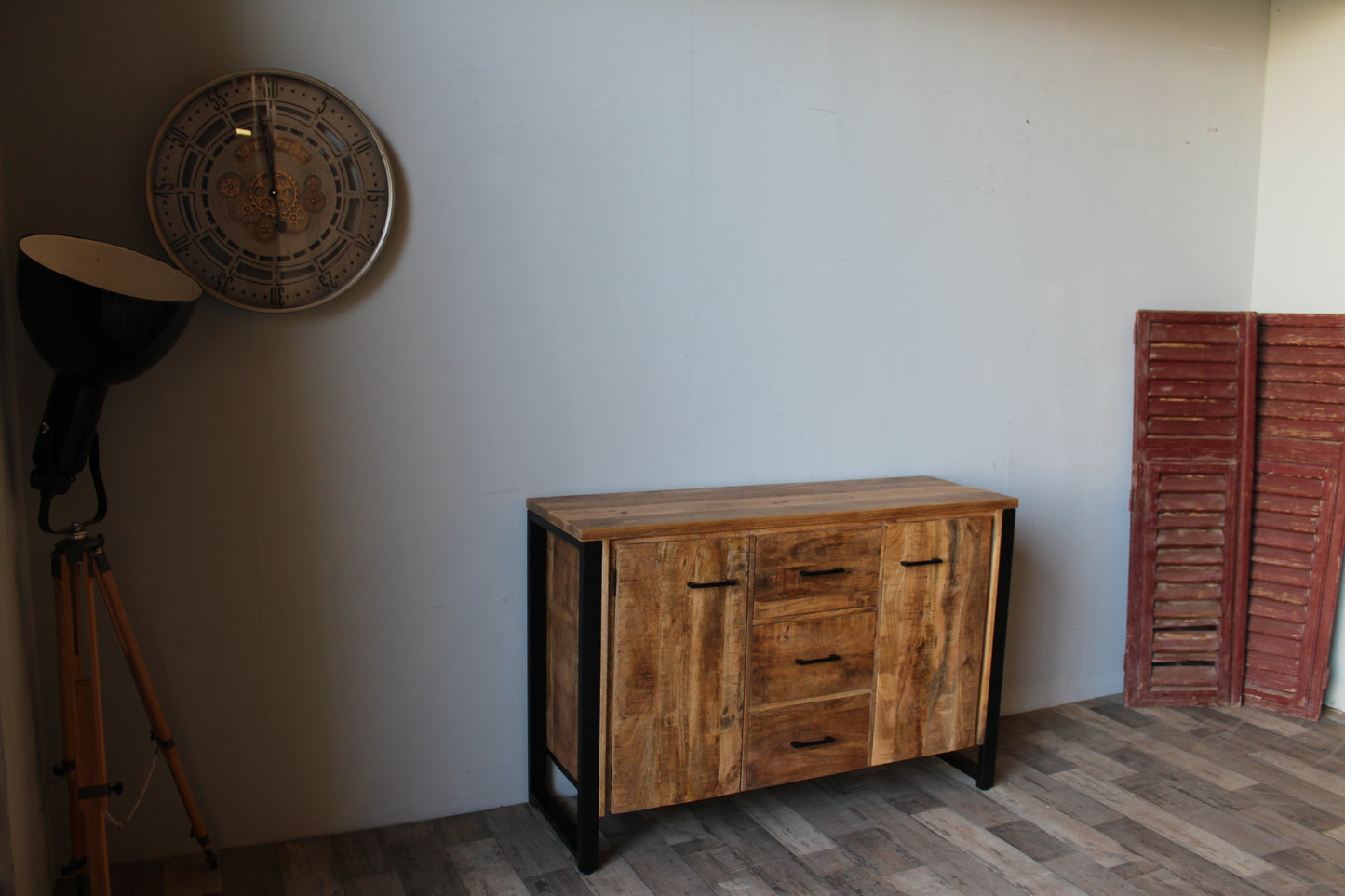Dressoir mangohout New Jersey 135 cm