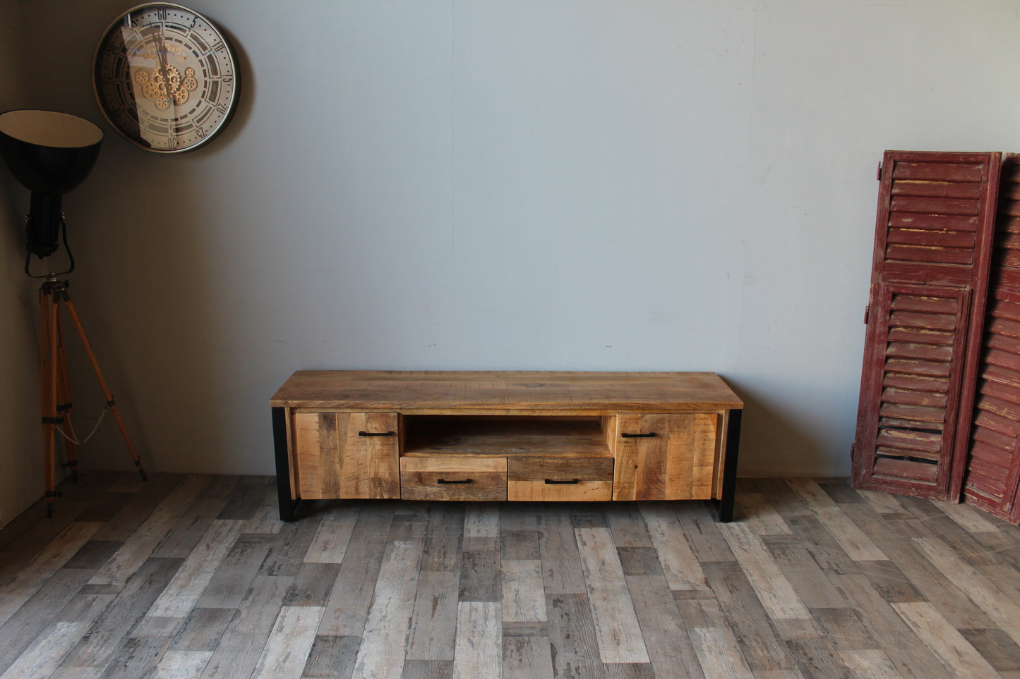 Tv meubel mangohout New Jersey 200 cm