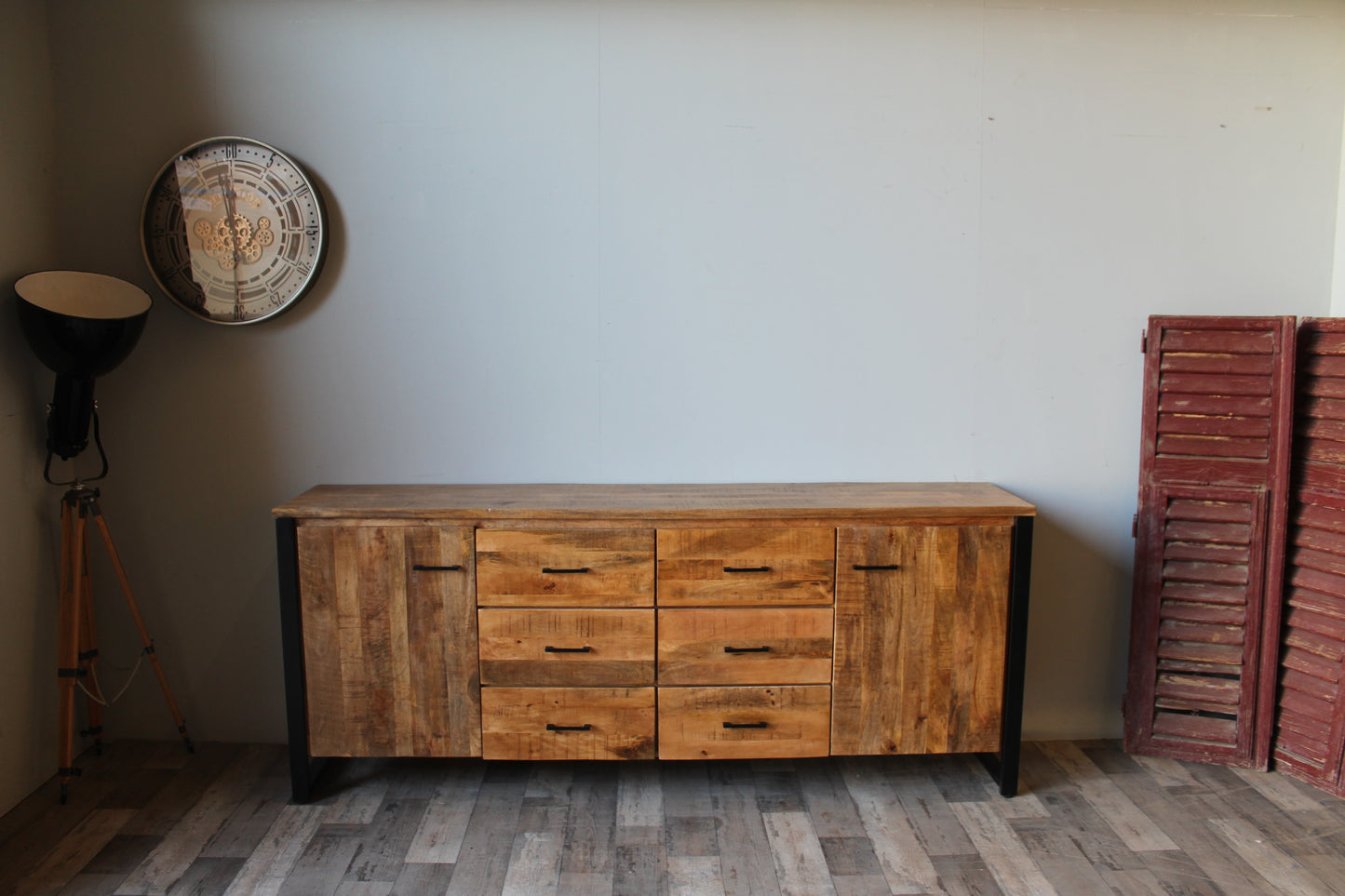 Dressoir mangohout New Jersey 200 cm