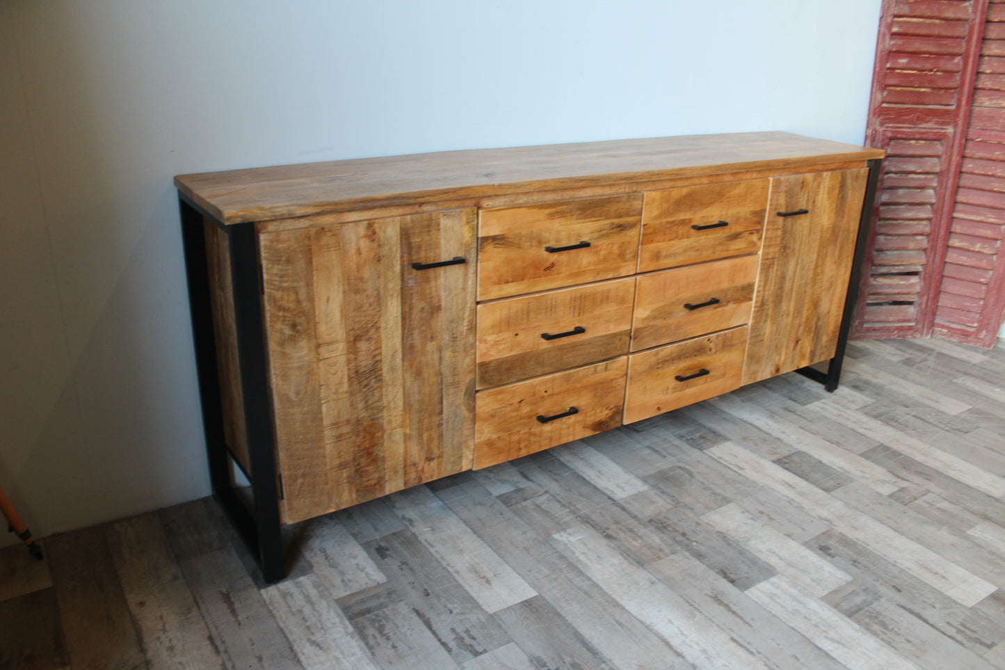 Dressoir mangohout New Jersey 200 cm