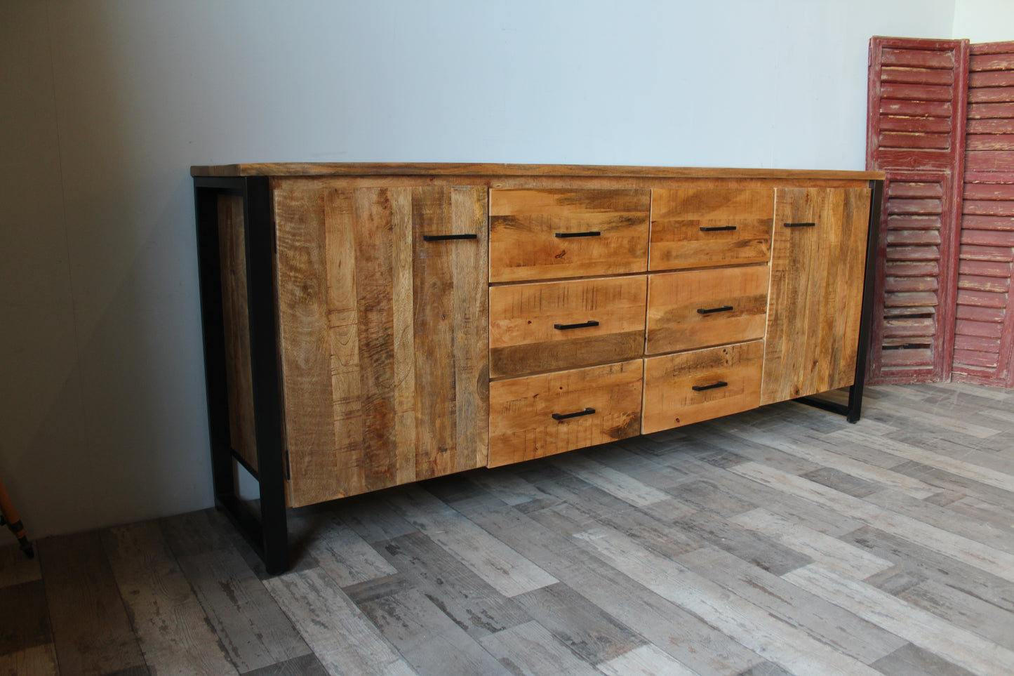 Dressoir mangohout New Jersey 200 cm