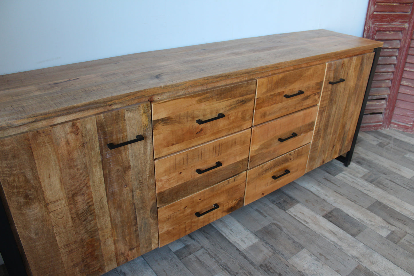 Dressoir mangohout New Jersey 200 cm