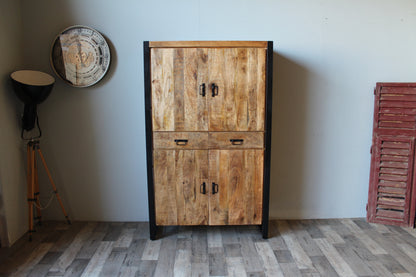 Wandkast mangohout Brit 110 cm