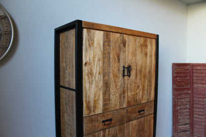 Wandkast mangohout Brit 110 cm