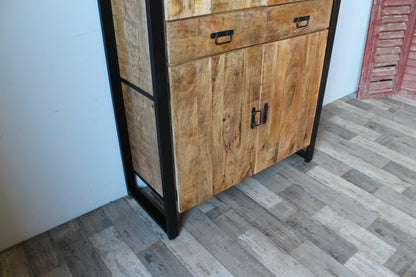 Wandkast mangohout Brit 110 cm