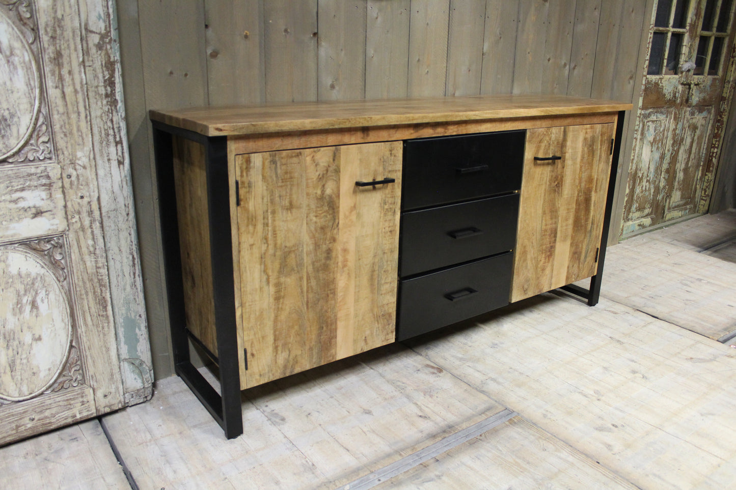 Dressoir mangohout New Jersey 180 cm