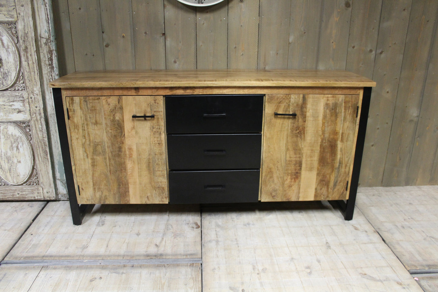 Dressoir mangohout New Jersey 180 cm