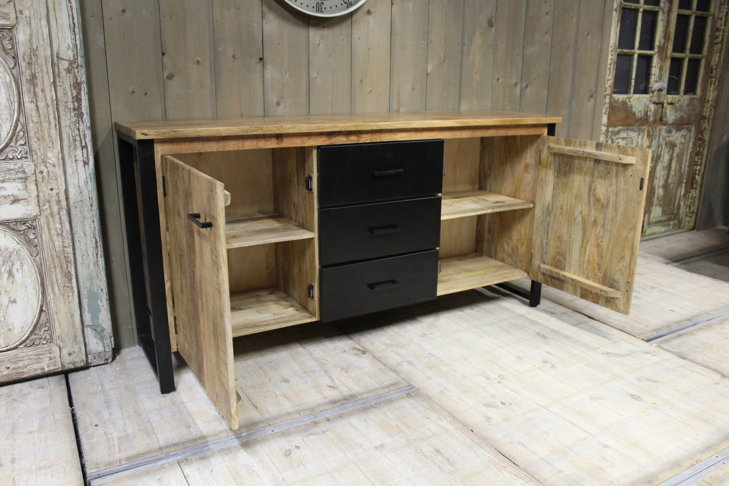 Dressoir mangohout New Jersey 180 cm