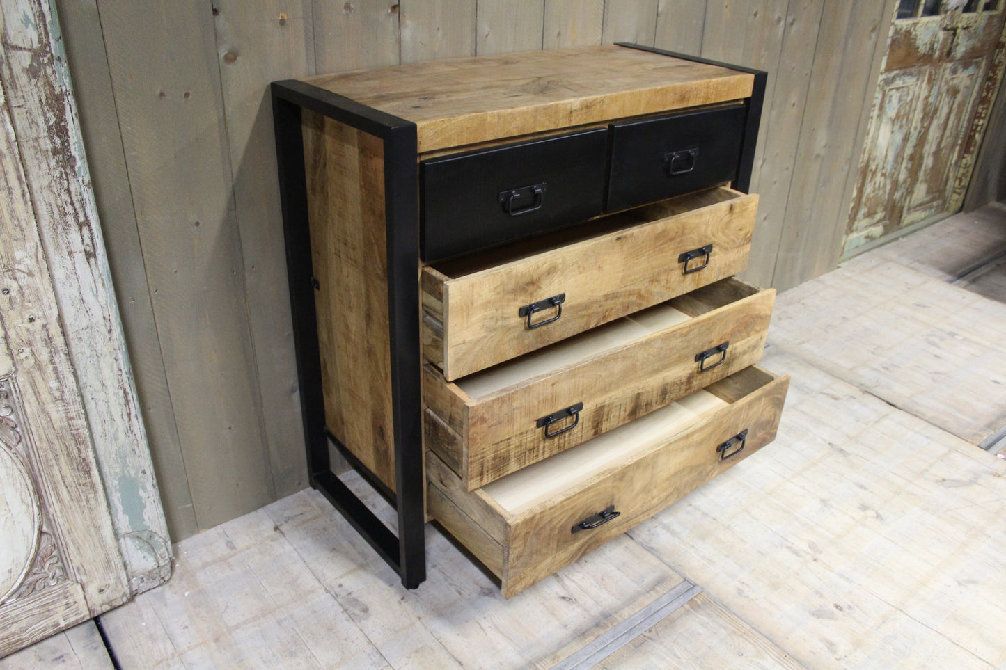 Commode mangohout 100 cm