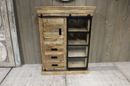 Wandkast mangohout Nora 90 cm