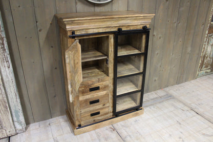 Wandkast mangohout Nora 90 cm