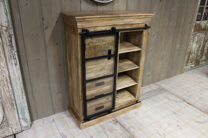 Wandkast mangohout Nora 90 cm