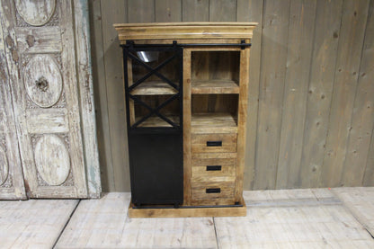 Wandkast mangohout Nora 90 cm