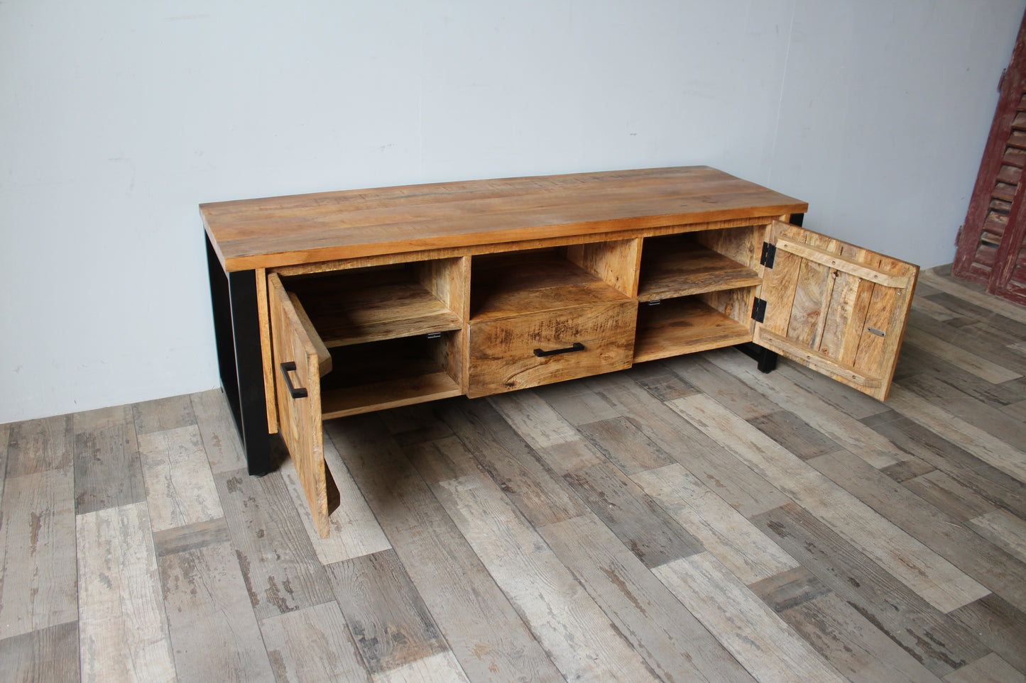 Tv meubel mangohout New Jersey 150 cm