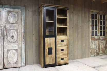 Wandkast mangohout Jupiter 100 cm