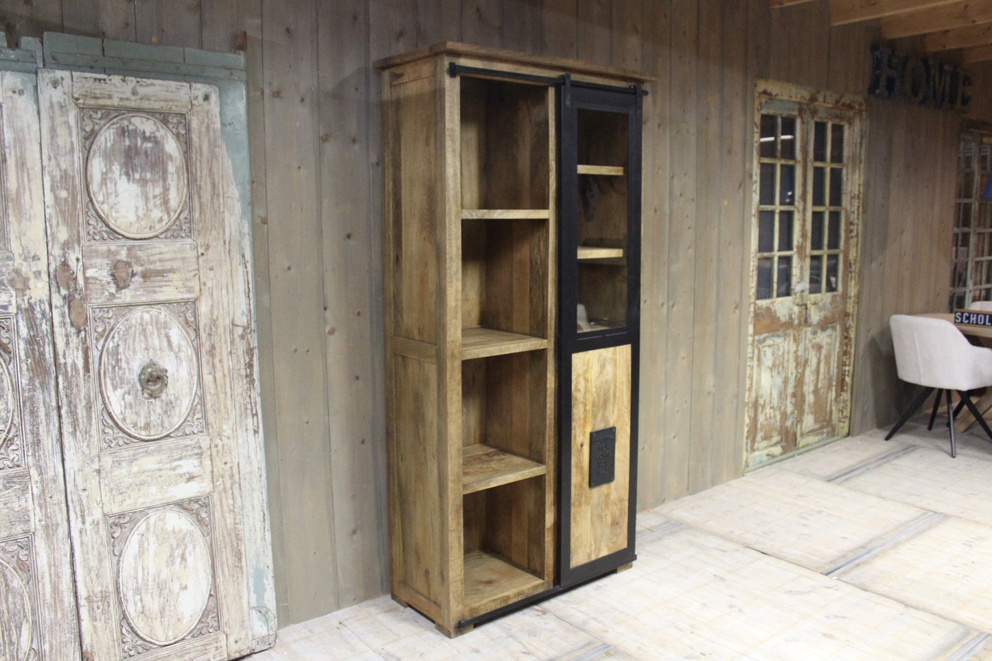 Wandkast mangohout Jupiter 100 cm