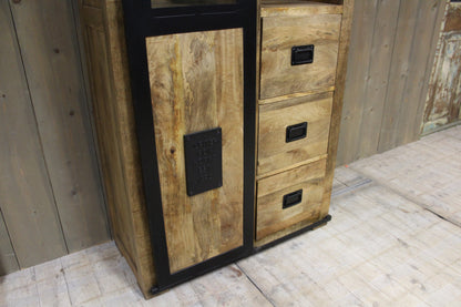 Wandkast mangohout Jupiter 100 cm