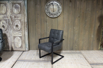 Eetkamerstoel Jim Antraciet