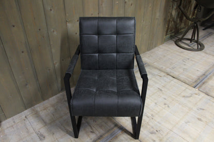 Eetkamerstoel Jim Antraciet