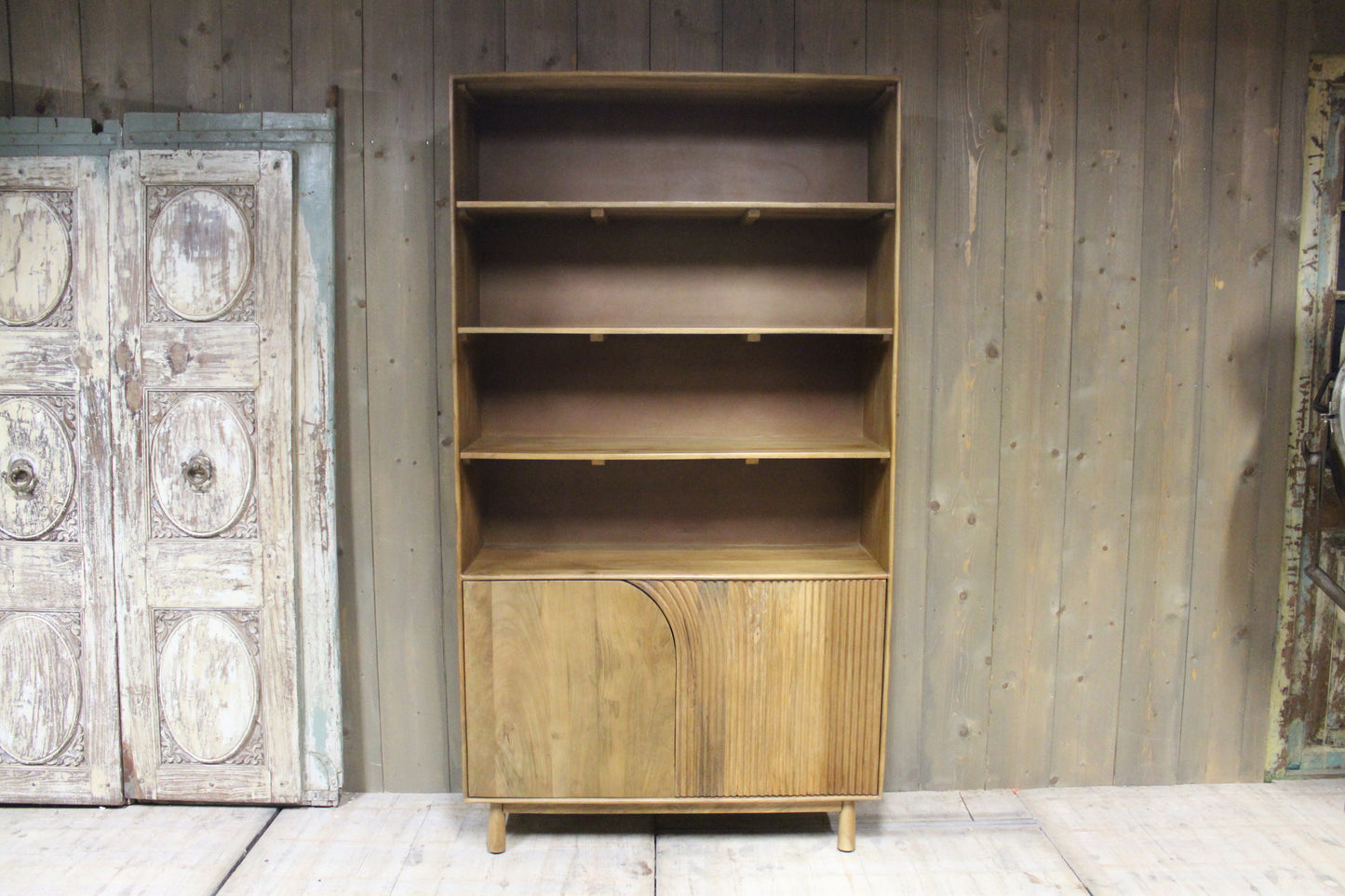 Boekenkast mangohout Wonder 110 cm