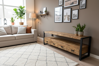 Tv meubel mangohout Brit 180 cm