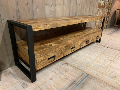 Tv meubel mangohout Brit 180 cm